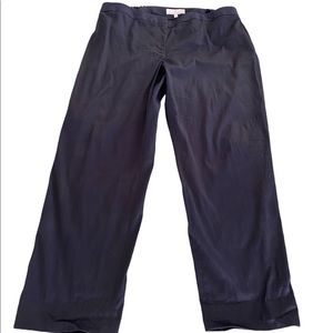 Size 16W Talbots navy blue RSVP trousers / pants